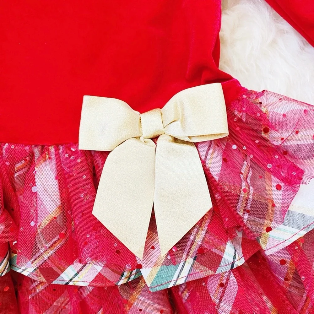 Christmas dress for baby girls, size 12M